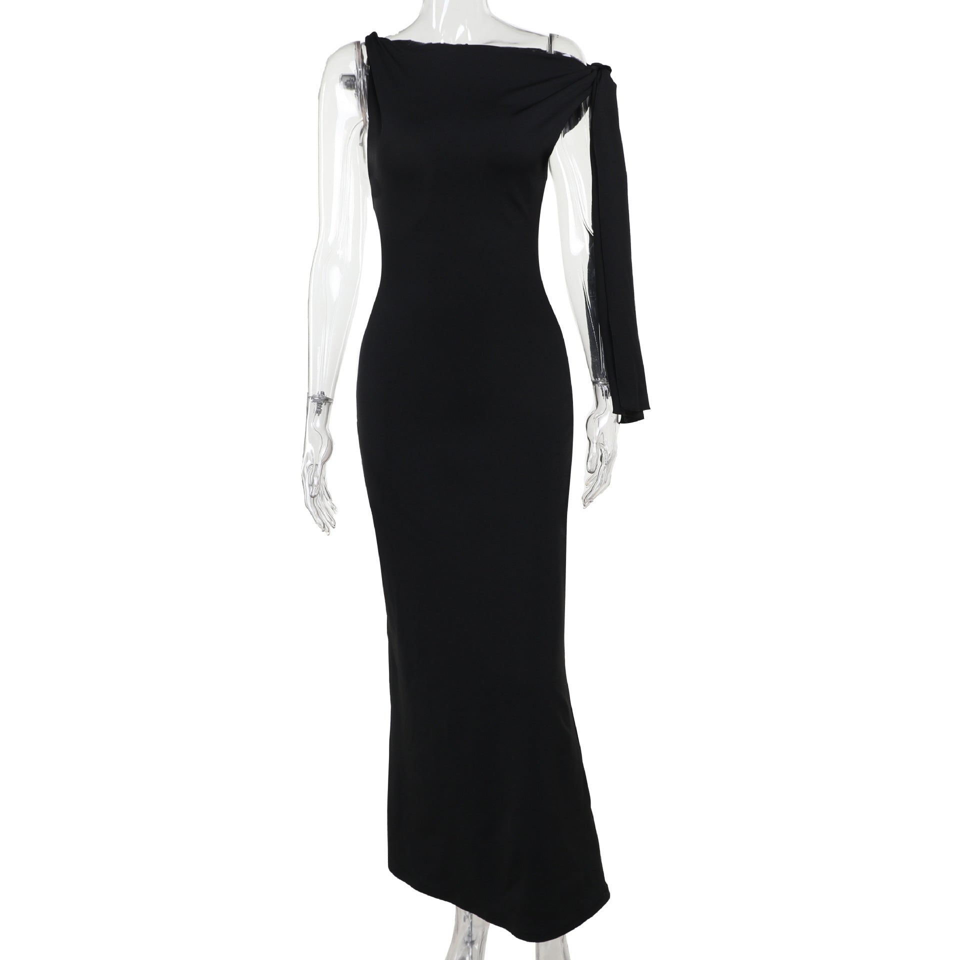 One-shoulder Long Dress