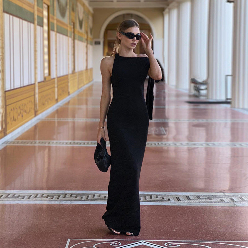 One-shoulder Long Dress