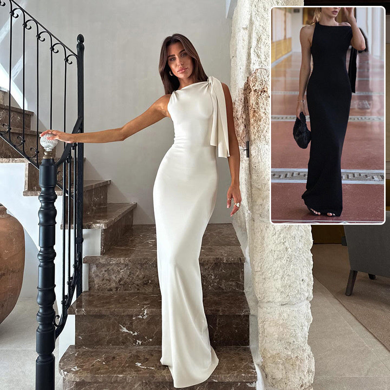One-shoulder Long Dress
