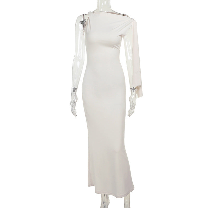 One-shoulder Long Dress