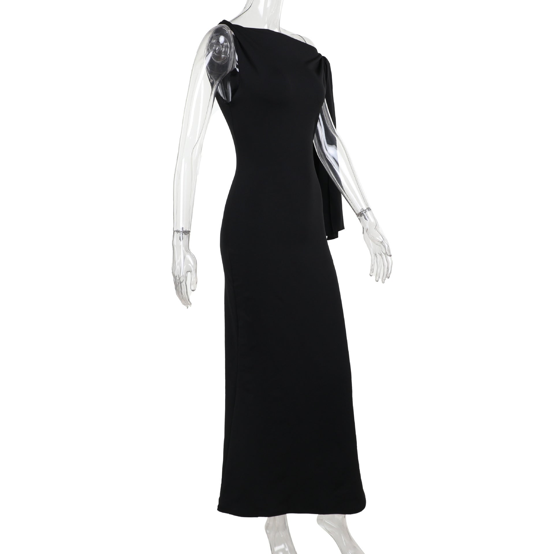 One-shoulder Long Dress