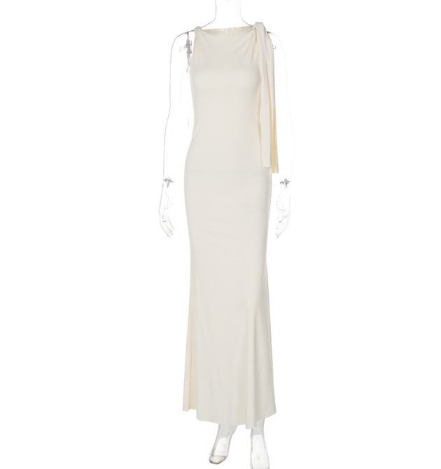 One-shoulder Long Dress